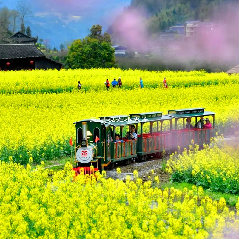 观光火车,景区小火车厂家,旅游观光小火车使用场景